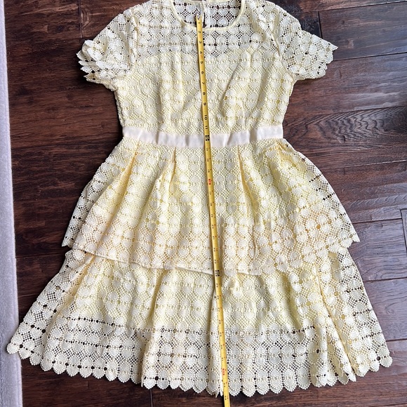 yellow heart lace dress INSPIRED SP - Picture 5 of 7